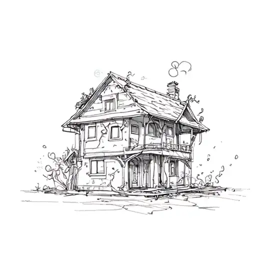 Backwards S-d With A Roof Over It