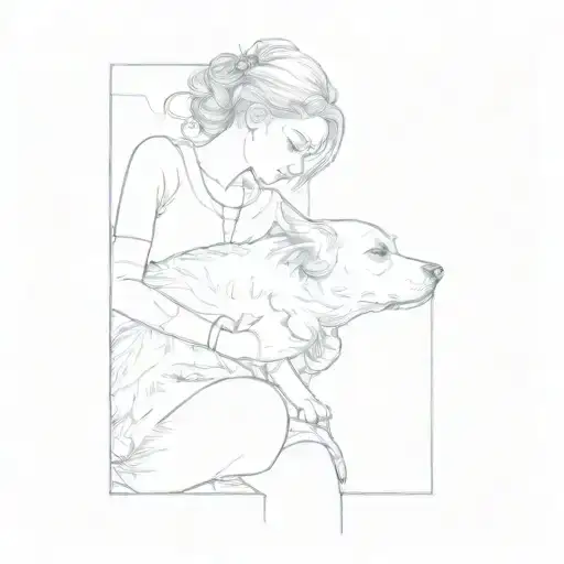A Girl With A Dog