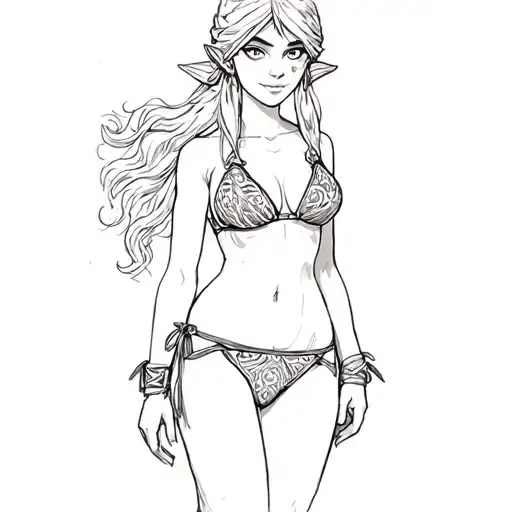 Beedle From Legend Of Zelda In A Bikini Sexy