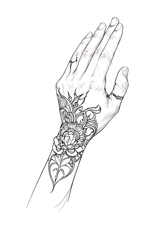 Sigilism Line Hand And Wrist