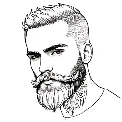 A Man With A Beard