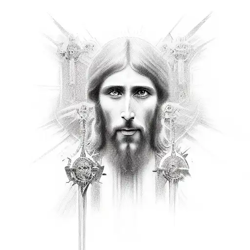 Jesus With Prayer Hands