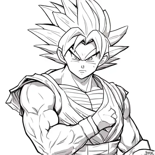Goku Ssj Phase 4 Peleando
