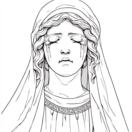 Holy Mary Crying Pulling Westside