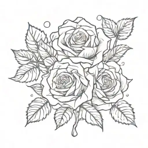 Roses And Hearts