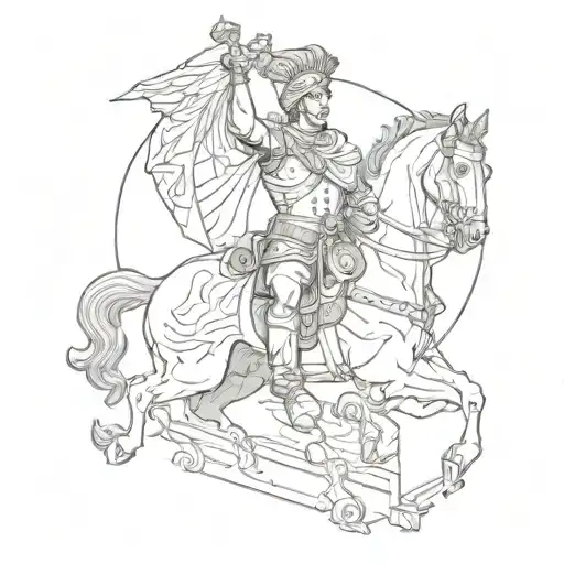 Alexander The Great Next To Napoleon