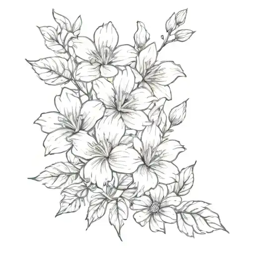 October Birth Flowers Shoulder