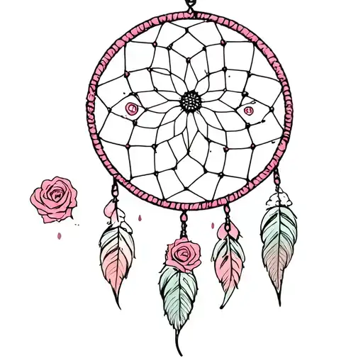 Catch Dream Catcher With Roses