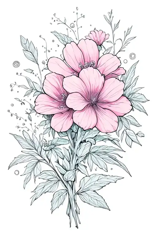 Flowers And Nature Elements