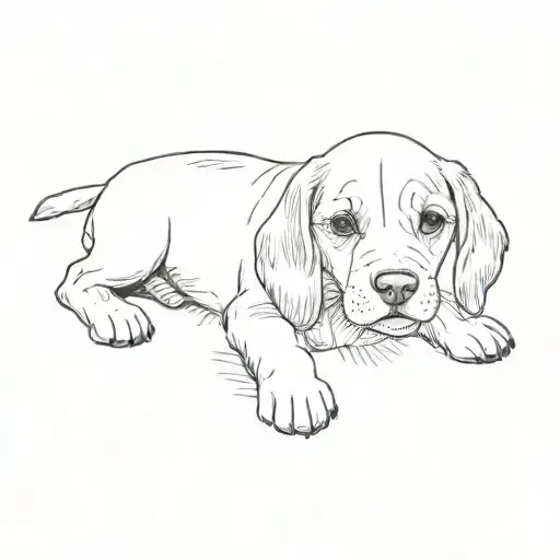 A Beagle Puppy