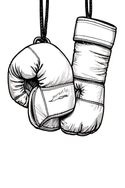 Boxing Gloves Hanging