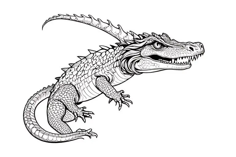 Cocodrilo Oriental Style