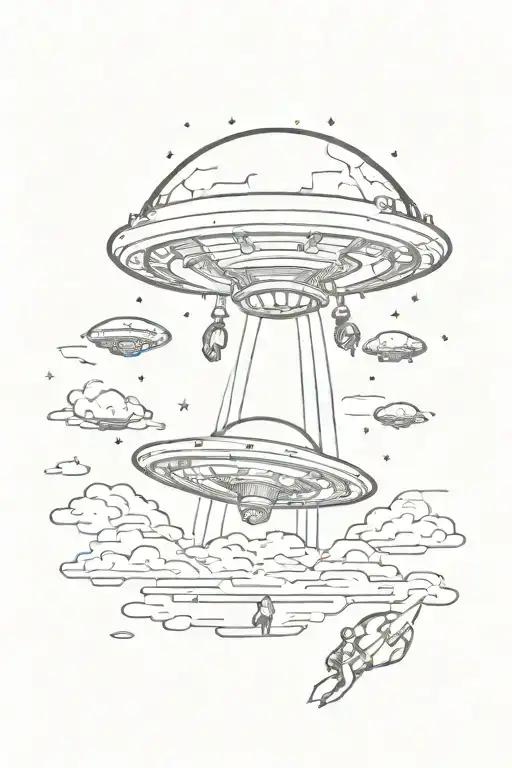 Ufo Abducting Human