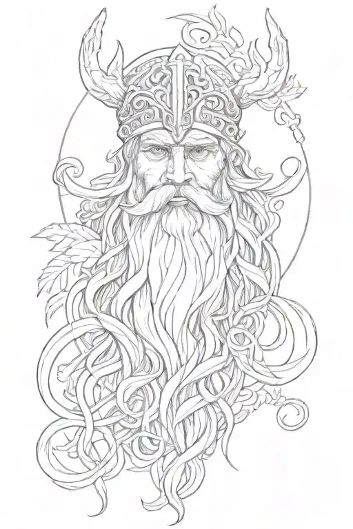 Scandinavian God Odin