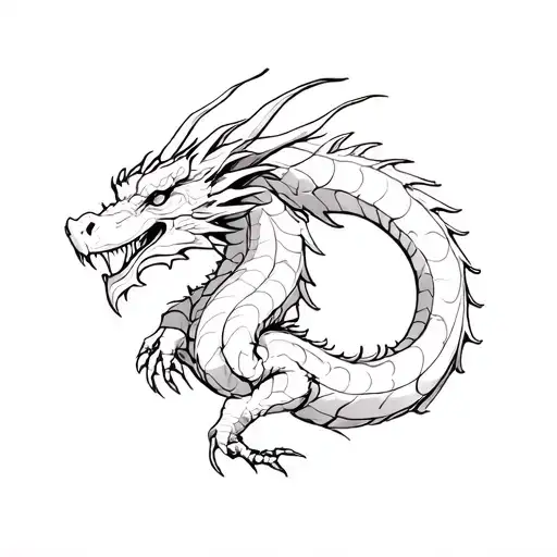 Ancient Mythical Dragon