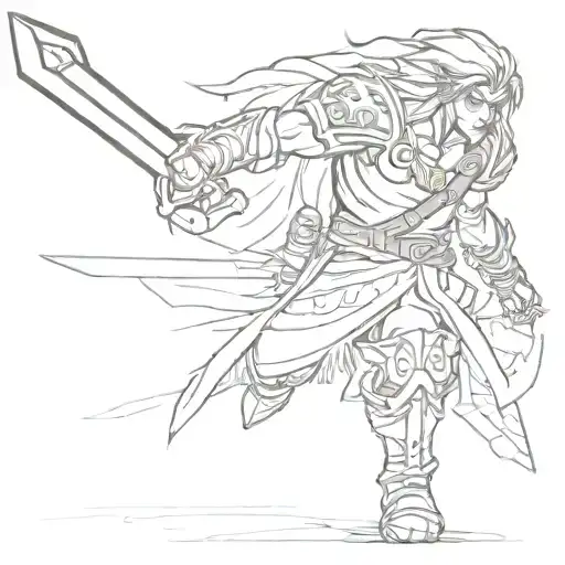 Link Killing Ganon