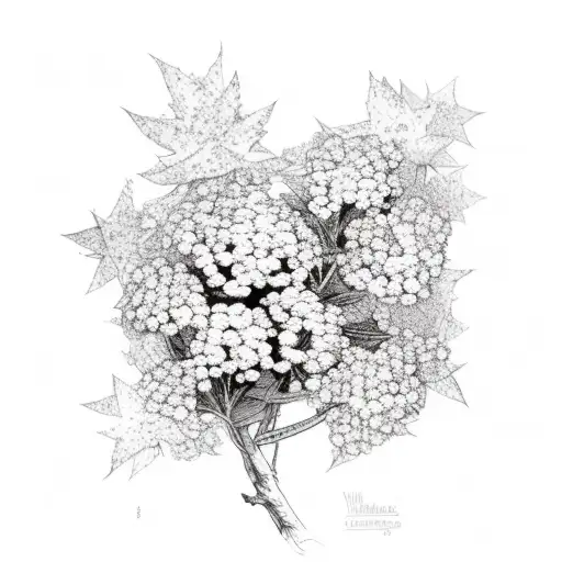 Viburnum Plant With Stars