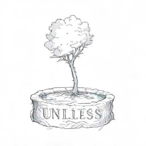 A Tree With The Word 'Unless' Written On It