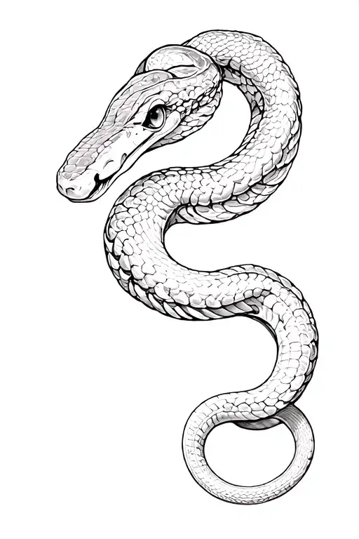 Snakes Slitering In A Brain