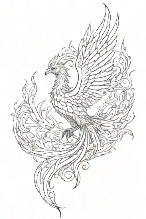 Phoenix Rising From Ashes