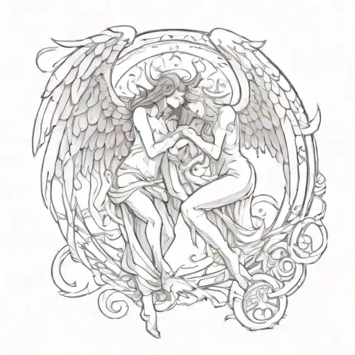 An Angel And A Demon