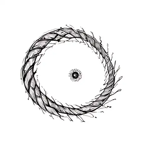 Fibonacci Spiral Initially Faded And Then Solidifying