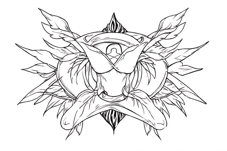 Badass Collarbone Tattoo Western