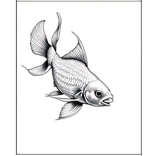 Goldfish Swimming