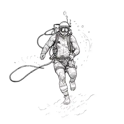 Diver Exploring