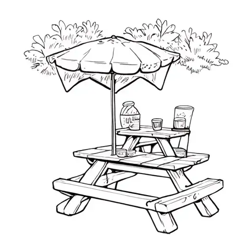 Picnic Table Ice Cream