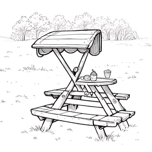 Picnic Table Ice Cream
