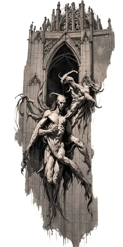 Demons Trapped In A Cathedral Realism