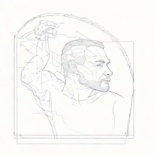 A Man With A Tattoo On His Arm