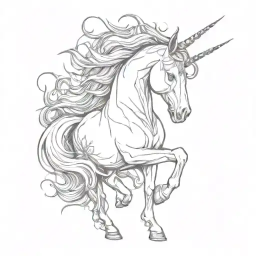 Unicorn Full Body