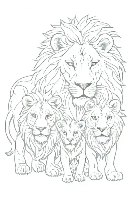 Lion Family