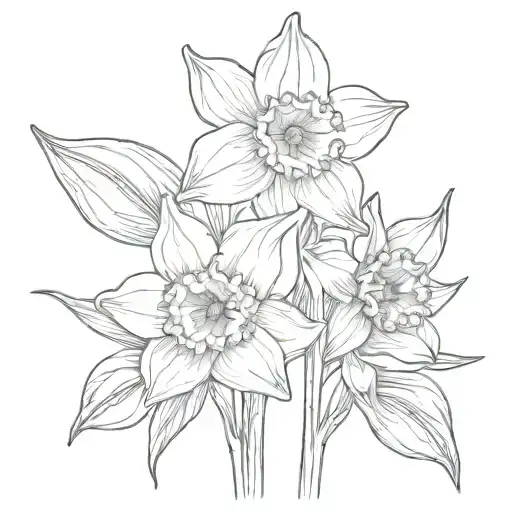 Daffodil And Narcissus Flowers