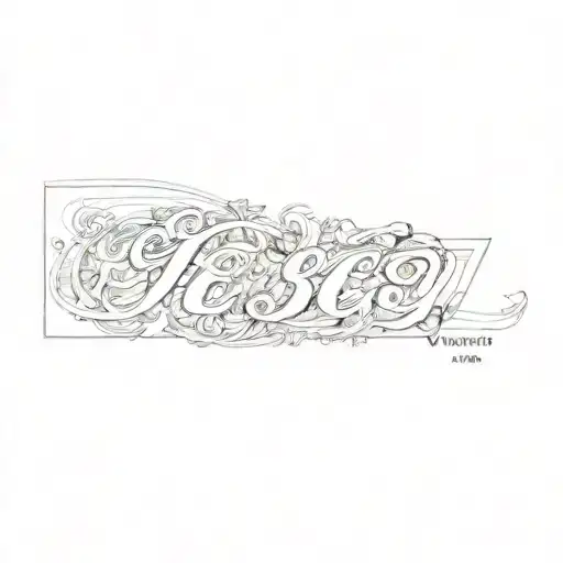 A Tattoo Of The Name Vesey