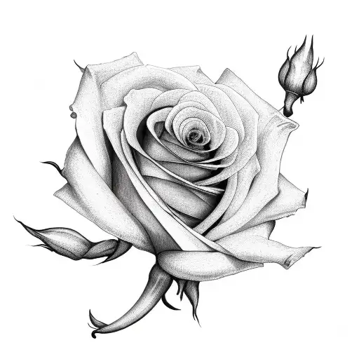 Fire With Rose And Lily