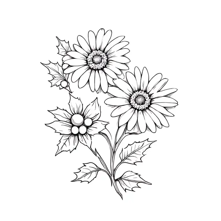 Daisy And Holly Berry