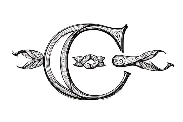 Letter G And Letter C