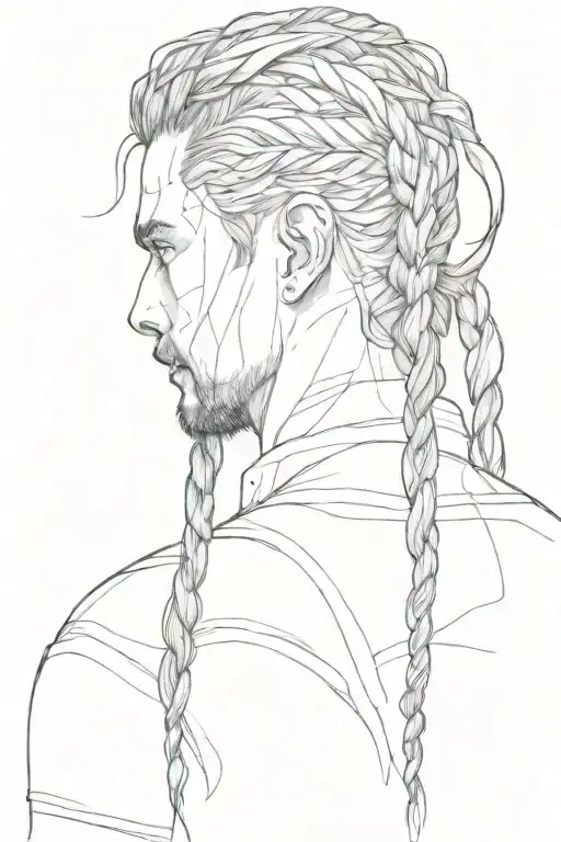 Man With Braids