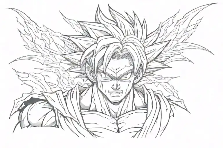 Dragon Ball Z Gangster Goku Holding Head Of Narruto Bleeding