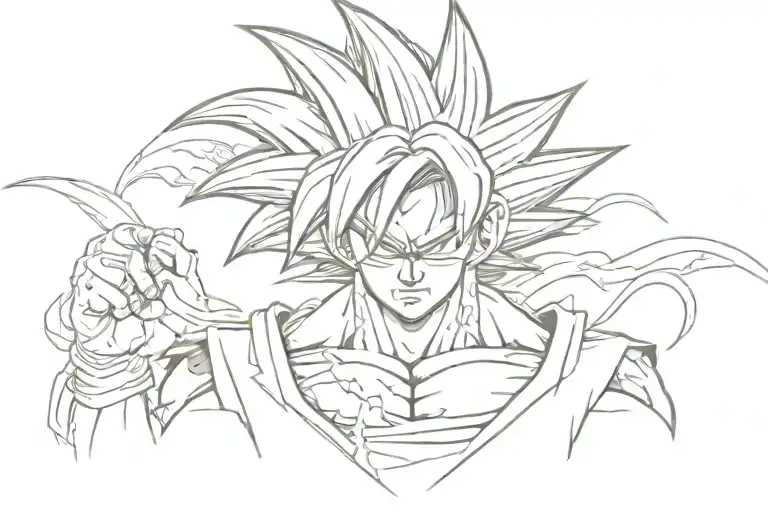 Dragon Ball Z Gangster Goku Drip