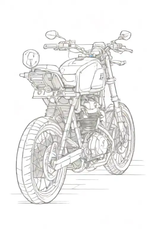 Cafe Racer Motorcycle