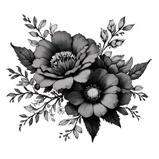 Flowers Around Arm Band