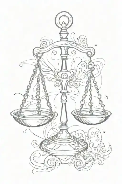 A Trebble Hook Transformed Into Libra Scales