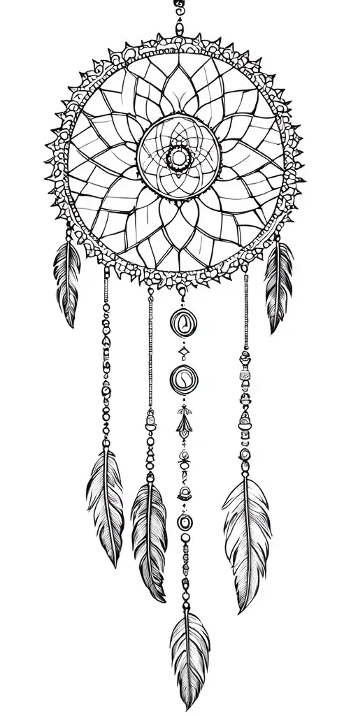 Feathers Dream Catcher Lotus Hamsa Indian Elephant Tree Of Life Mandala Chakras Sun Pisces Sign