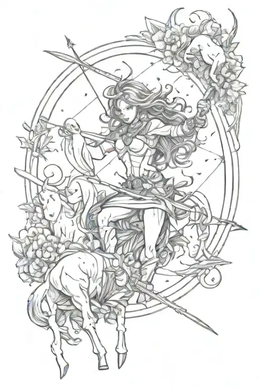 Sagittarius Protecting 5 Little Boys