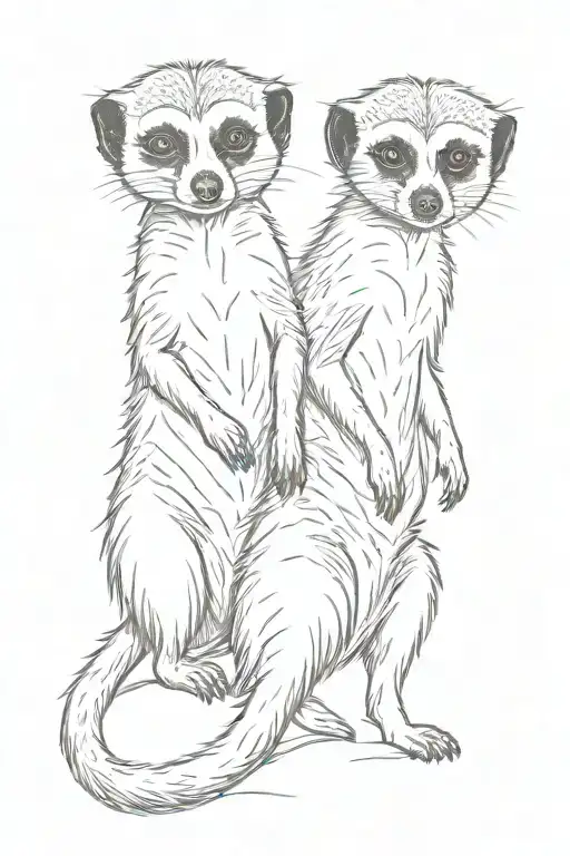 2 Meerkats Playing