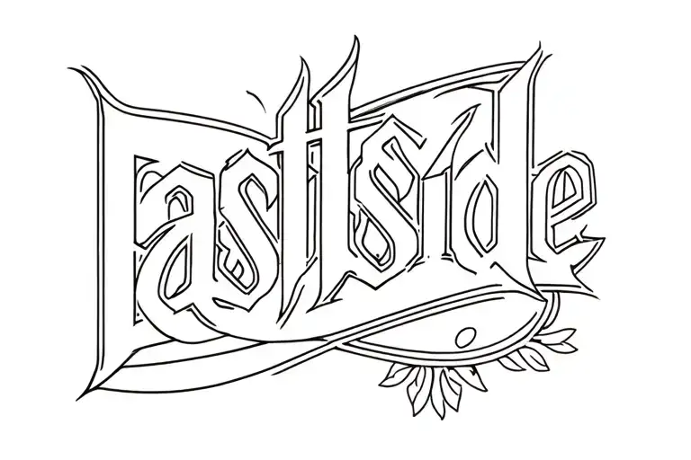 Eastside Logo Tattoo Design